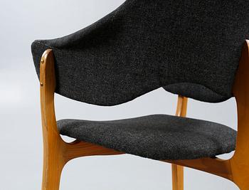 A KJELL HALL AND BJARNE STAVE ARM CHAIR FOR Møre Lenestolfabrikk, second halft of the 1950´s.