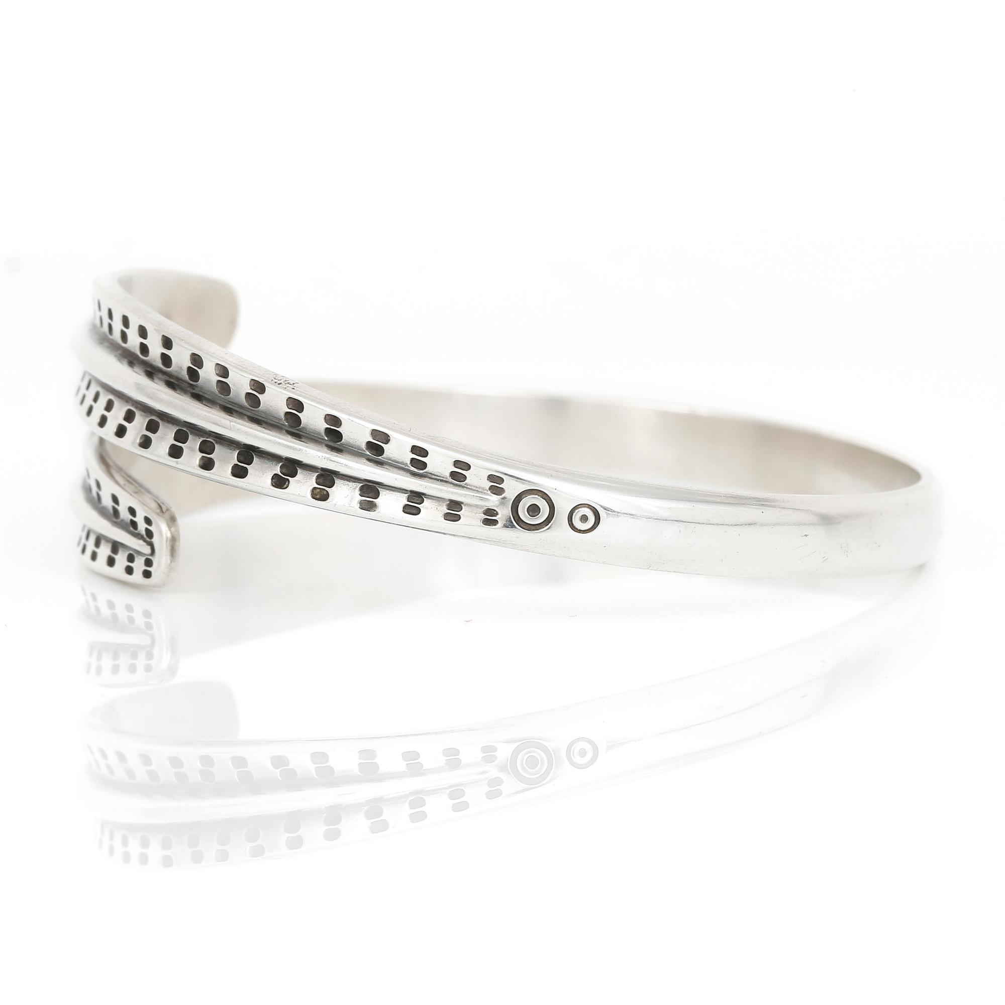 ARMRING, sterlingsilver, David Andersen, Norway. Tot vikt 39 gram.