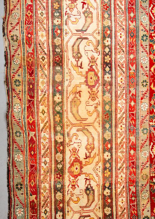 Matta, antik Indisk, sannolikt Agra, ca 467,5-474 x 369,5-374 cm.