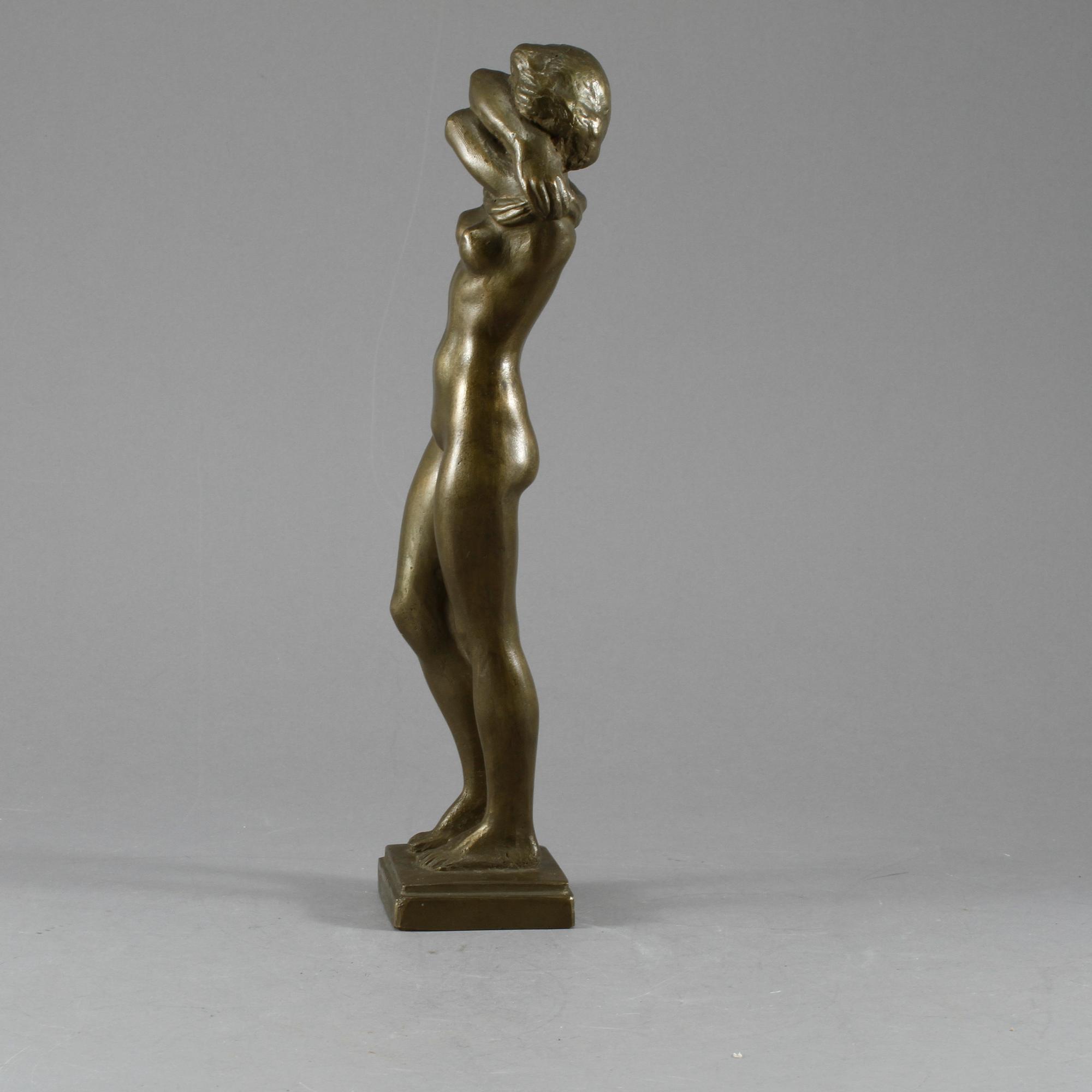 ARNE DURBAN, skulptur, brons, signerad.