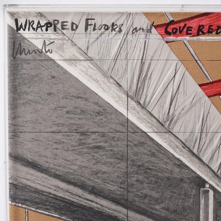 Christo Vladimirov Javacheff, "Wrapped floors and covered windows (Project for Museum Würth, Künzeisa)".