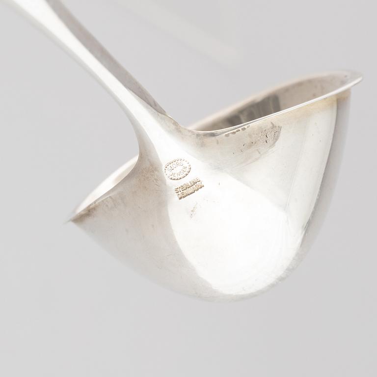 Tias Eckhoff, sauce ladle, sterling silver, model Cypress, Georg Jensen, Denmark.