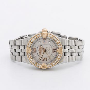 BREITLING Starliner C71340 ladies wristwatch, 100 m/330 ft, 30 mm.