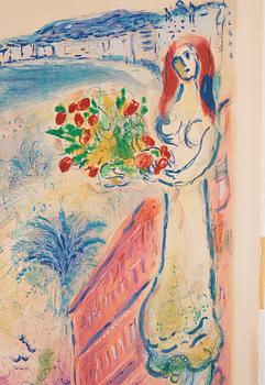 Marc Chagall After, "Avenue de la Victoire à Nice", from; "Nice et la Côte d'Azur".