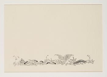 Elsa Beskow, Petter och Lotta möter kolaren inne i skogen.