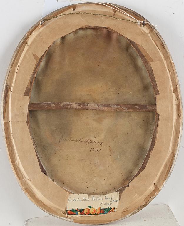 UNKNOWN ARTIST, 18/19th Cenrury, pastel, signerad Christian Sjöberg and dated 1821 verso.