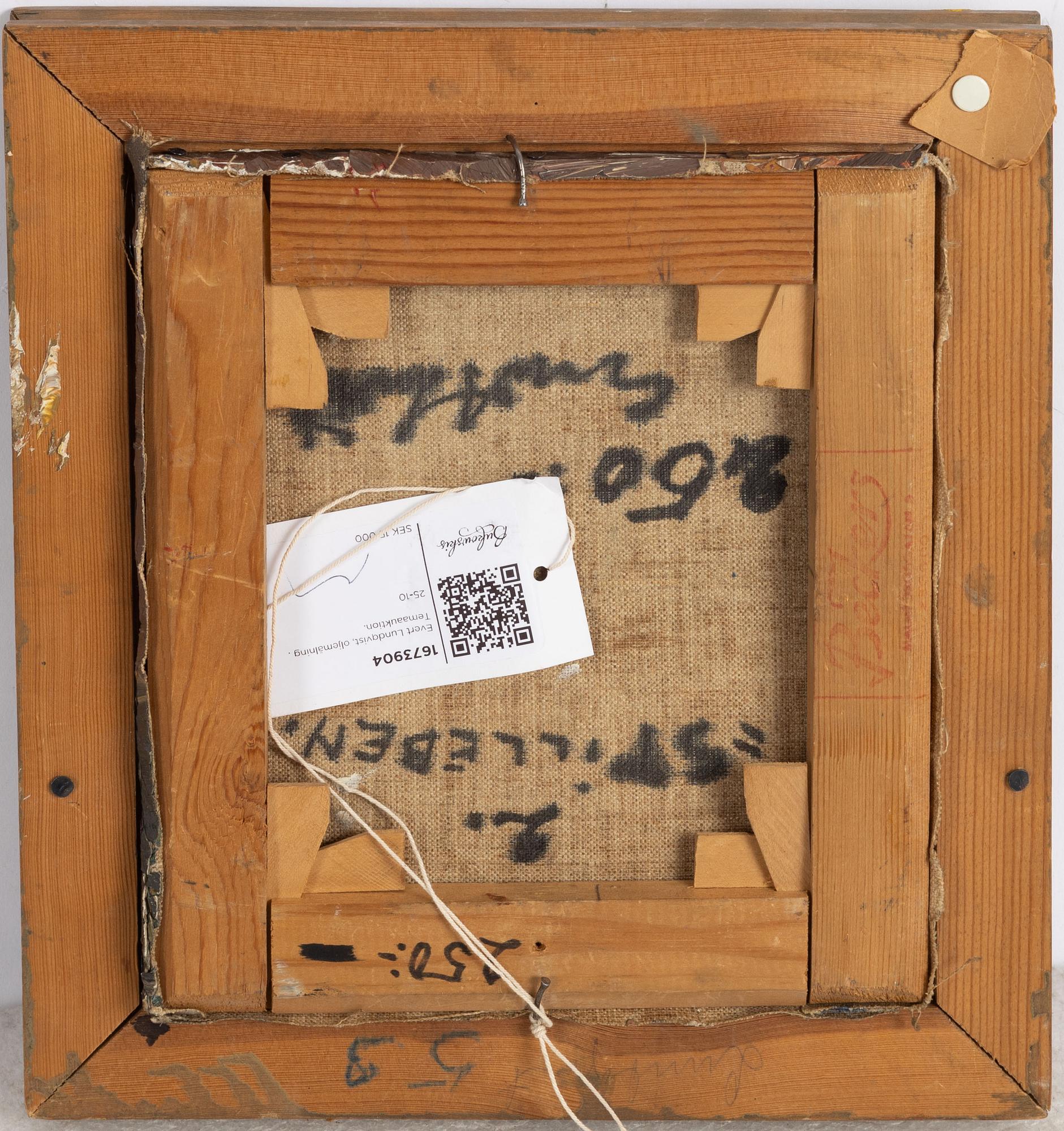 Evert Lundquist, "Stilleben".