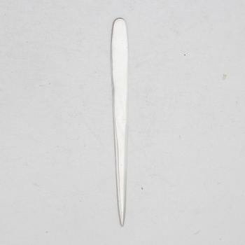 Sven-Erik Högberg, brevkniv, sterlingsilver, Göteborg, 1989.