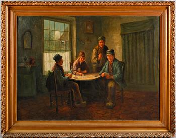 D V SEIJPVELDT, olja på duk, signerad.