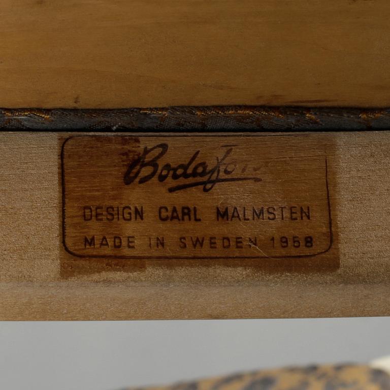 MÖBELGRUPP, 7 delar, "Herrgården", Carl Malmsten,  Bodafors, daterade 1958.