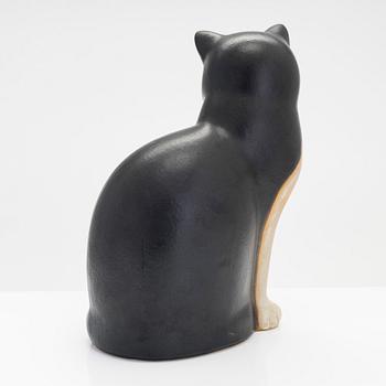 Lisa Larson, A cat figurine, K-Studio, Gustavsberg.