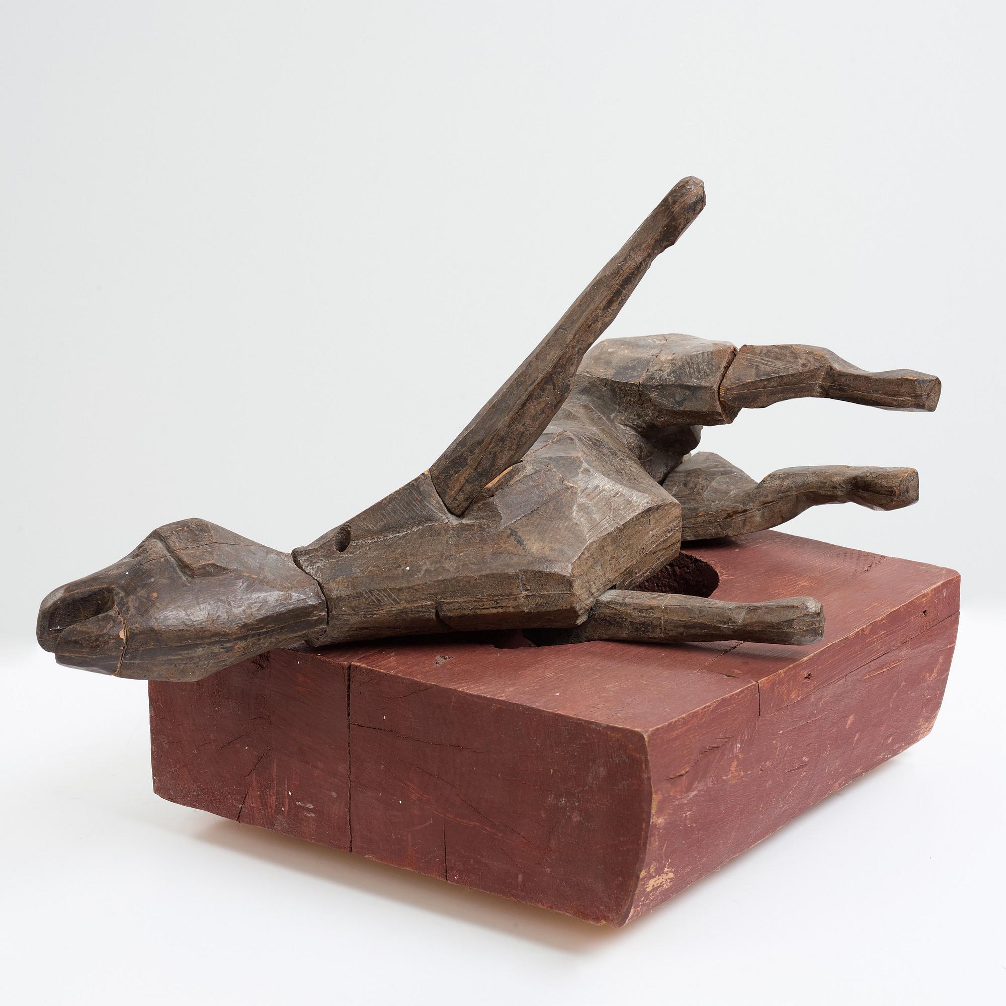 Torsten Renqvist, "Döende djur" (Dying animal).
