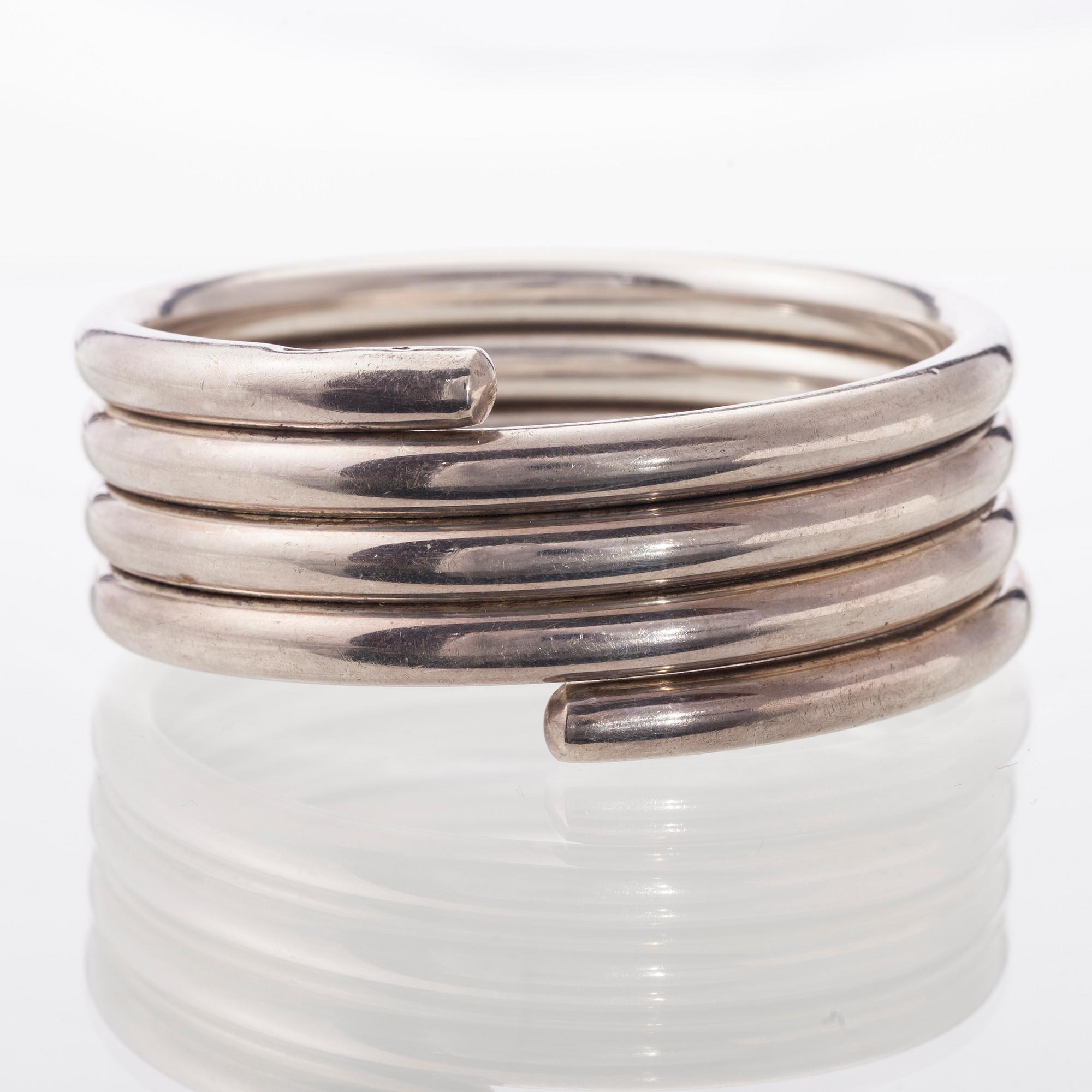 RANNERENGAS, sterlingsilver, Kaija Aarikka 1987. Vikt 77 g.