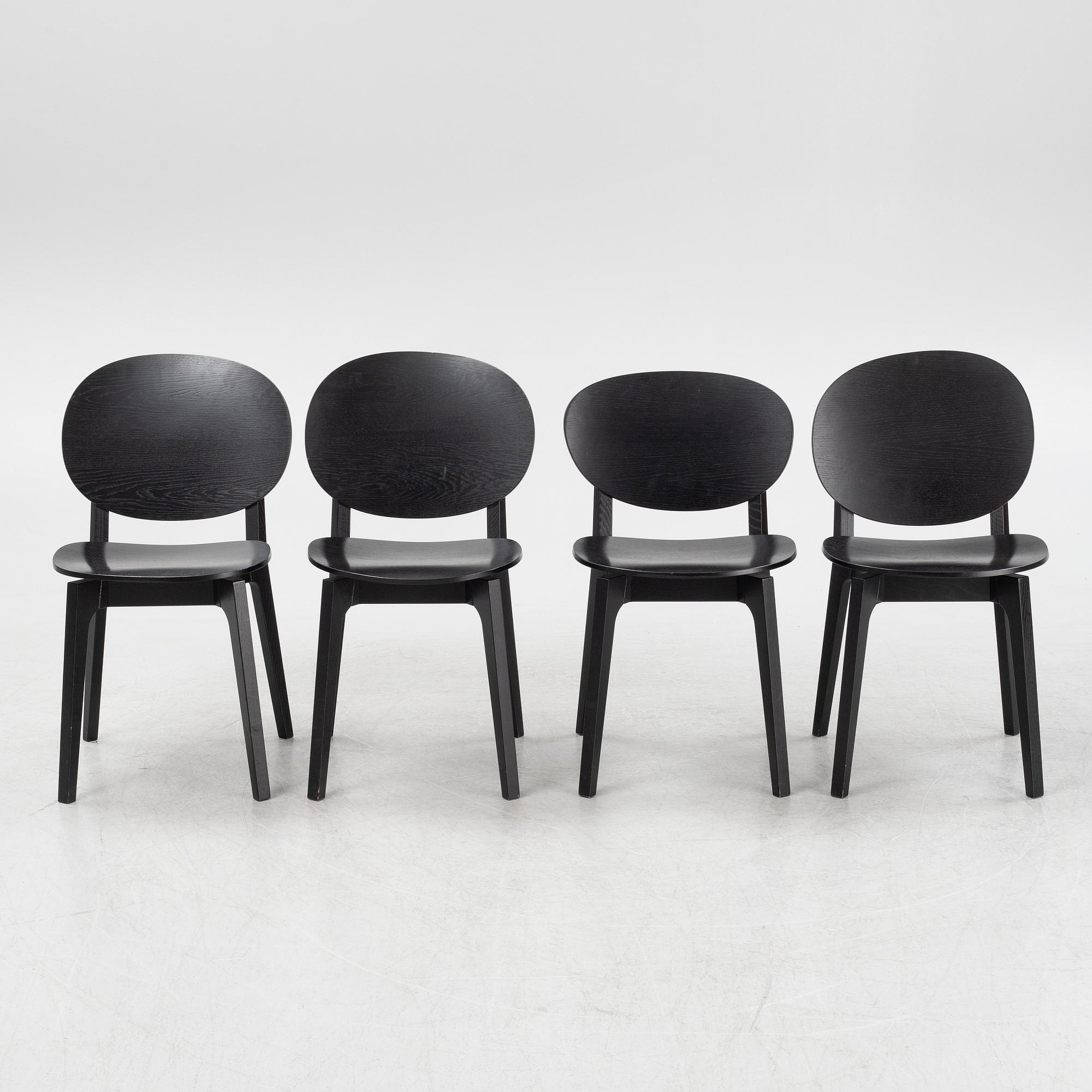 Claesson Koivisto Rune, stolar, 4 st, "Olive", Swedese.