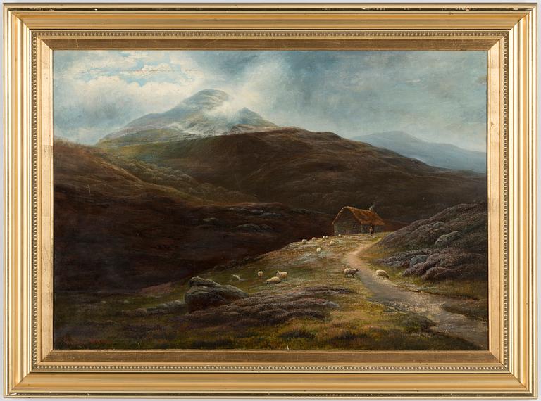 WILLIAM MELLOR, oil on canvas, signed.