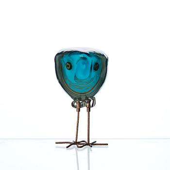 Alessandro Pianon, a 'Pulcino' glass bird, Vistosi, Italy 1960's.