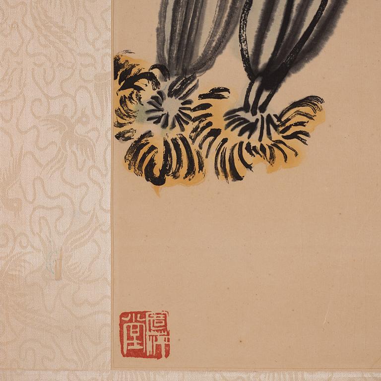 Qi Baishi (1864-1957), träsnitt, efter. Kina, 1900-tal.