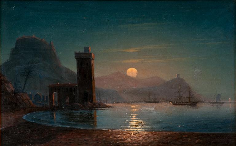 Ivan Constantinovich Aivazovsky, MOONLIGHT REFLECTING ON WATER.