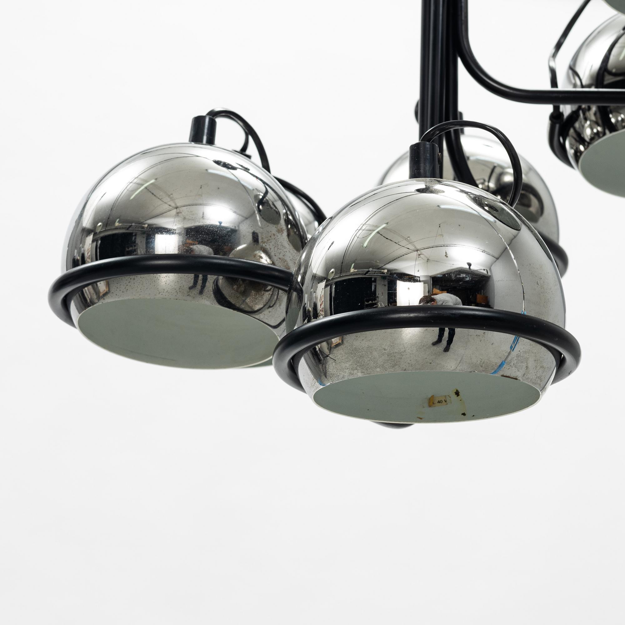 Taklampa, "Polaris", Aris, Arisuo Oy, Finland 1970-tal.