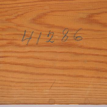 Axel Einar Hjorth, a stained pine "Värmdö" side table, Nordiska Kompaniet, 1930s.