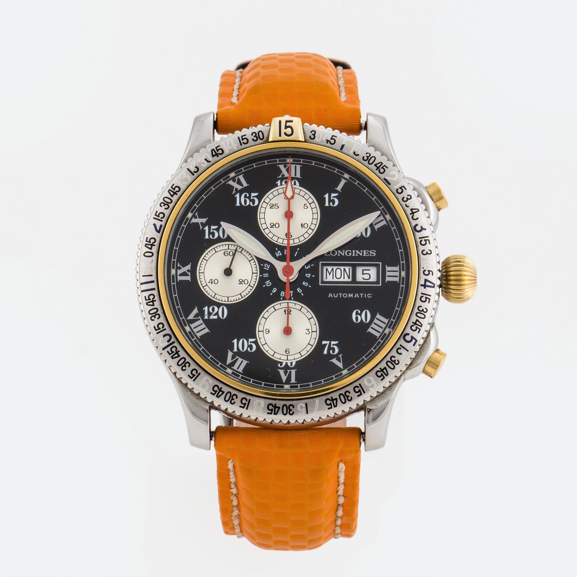 LONGINES, Special Series, Charles Lindbergh, chronograph, wristwatch, 42 mm,