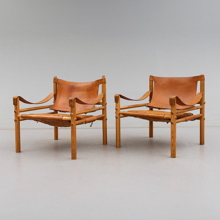 FÅTÖLJER, 1 par, "Sirocco", Arne Norell, 1900-talets andra hälft.