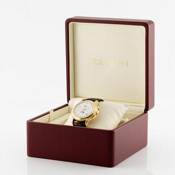 Zenith, El Primero, ChronoMaster, "Triple Calendar Moonphase", chronograph, ca 2002.