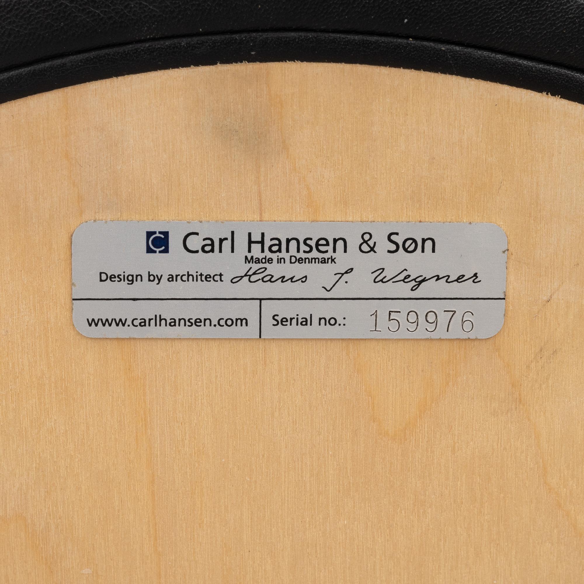 Hans J Wegner, barpallar, ett par, Carl Hansen & Son.