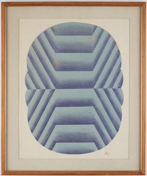 KUMI SUGAI, lithograph in color, signed and dated -64.