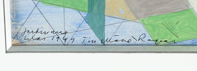 RAGNAR SANDBERG, gouache, signerad och daterad 1949.