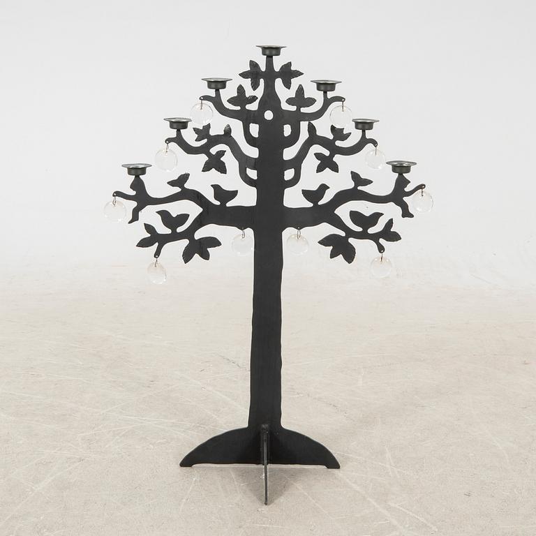 Bertil Vallien, floor candelabra Boda Smide late 20th century.