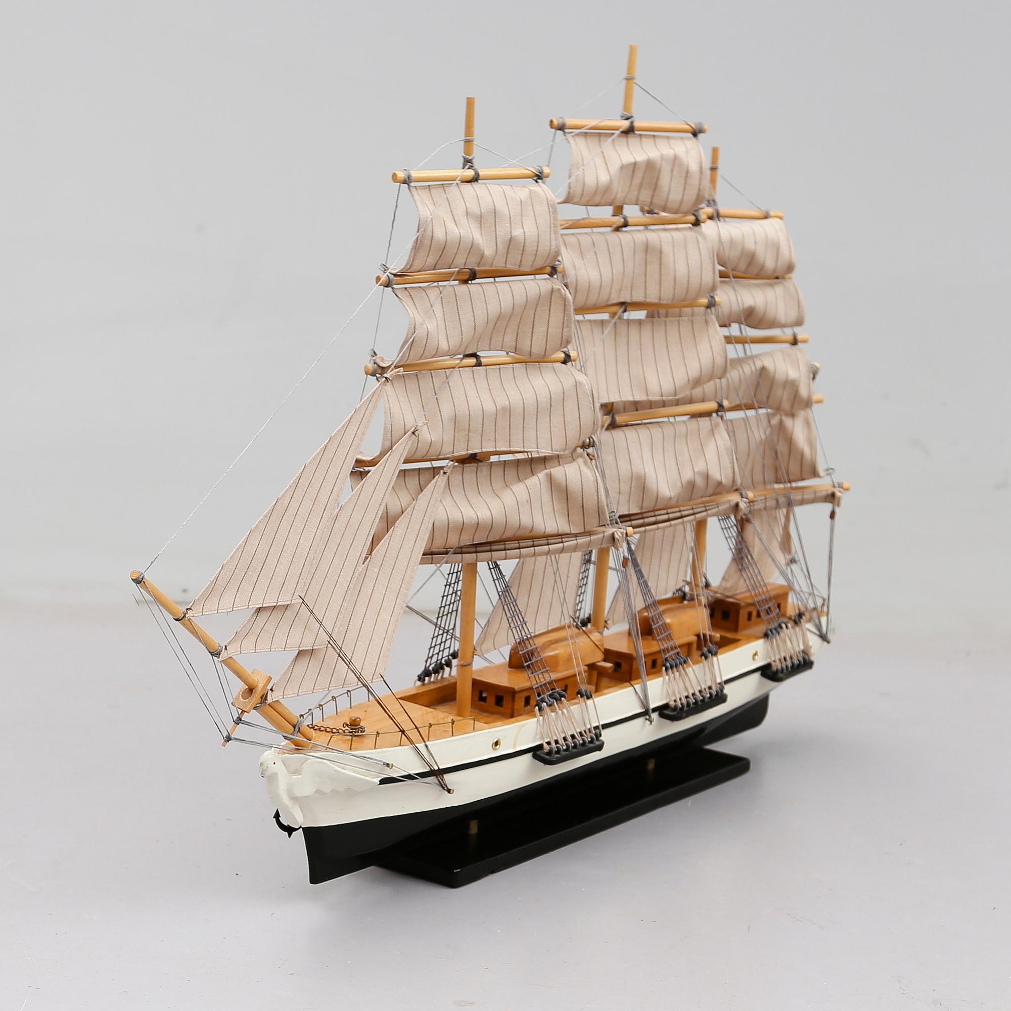 MODELLBÅT, segelfartyg, 1900-talets första hälft.