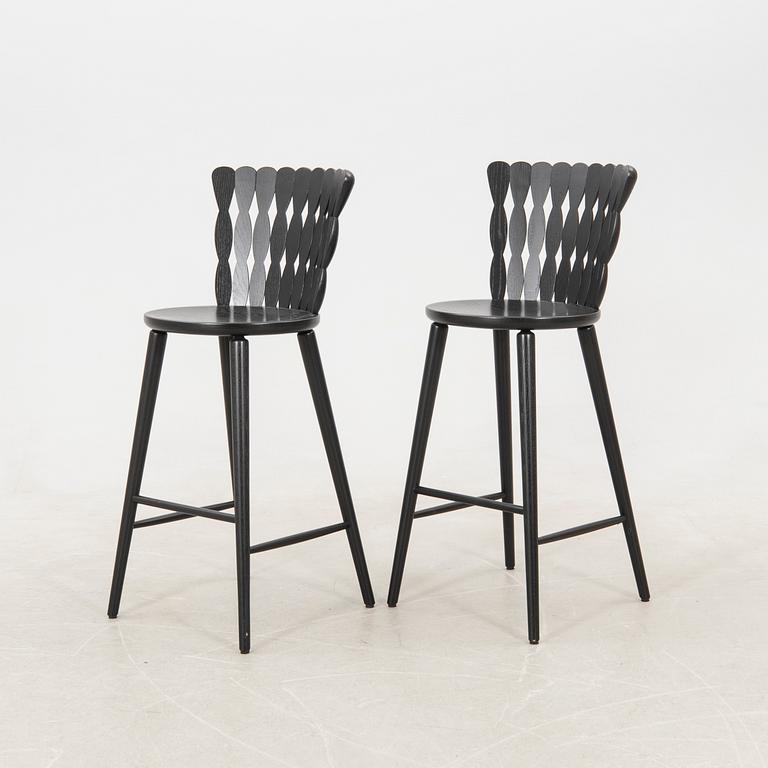 Lisa Hilland, Barstools a pair "Spira" for Mylhta 2000s.