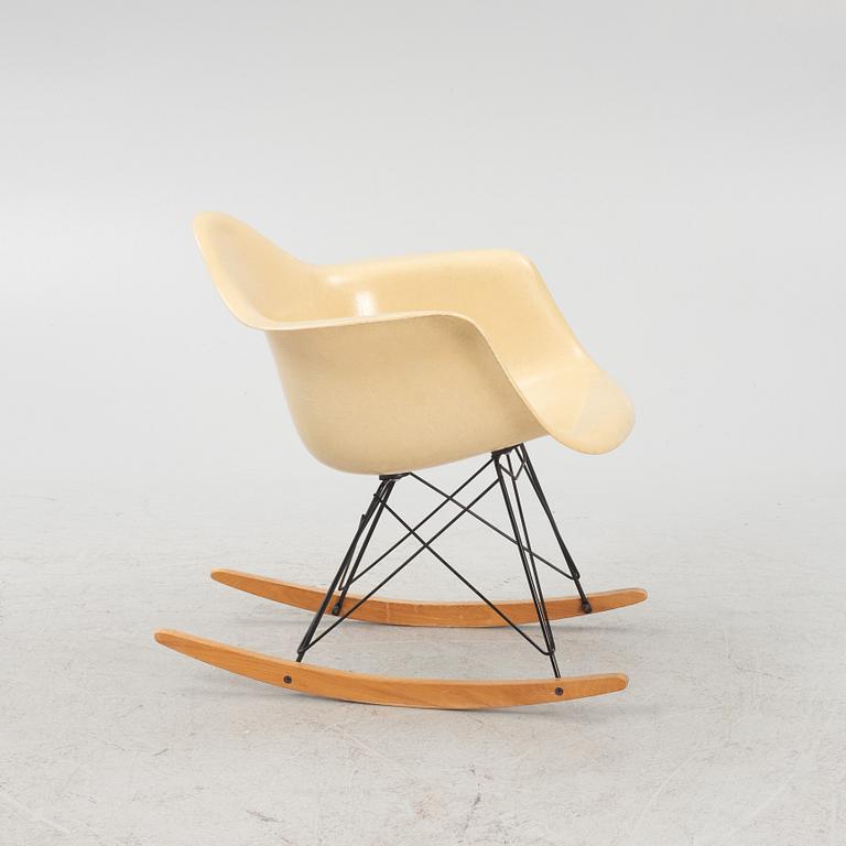 Charles & Ray Eames, a "RAR" rocking chair, Herman Miller, USA, 1961.