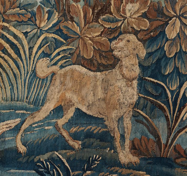 TAPESTRY. Tapestry weave. 298,5 x 508 cm. France beginning of the 18th century.