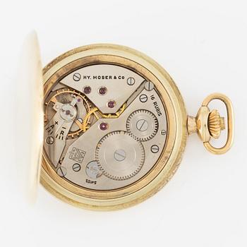 Hy Moser, fickur, savonett, 49 mm.