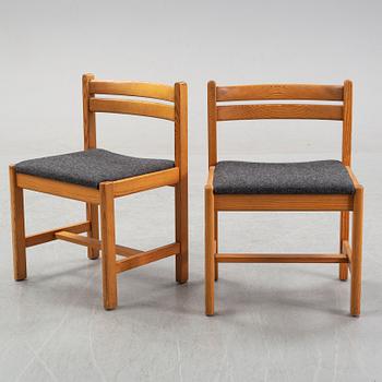 Børge Mogensen, "Asserbo", stolar, 6 st, furu, Karl Andersson och Söner, 1900-talets andra hälft.