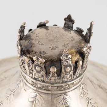 A Swedish Silver Lided Cup, mark of K Anderson, Stockholm 1908.