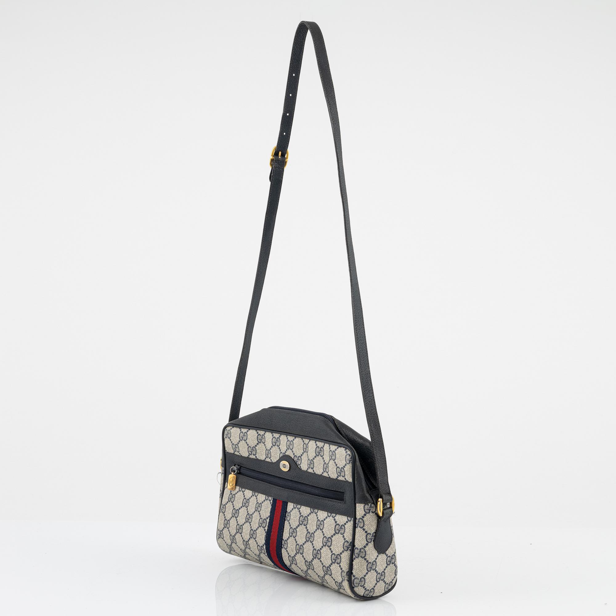 Gucci, monogram canvas, vintage bag.
