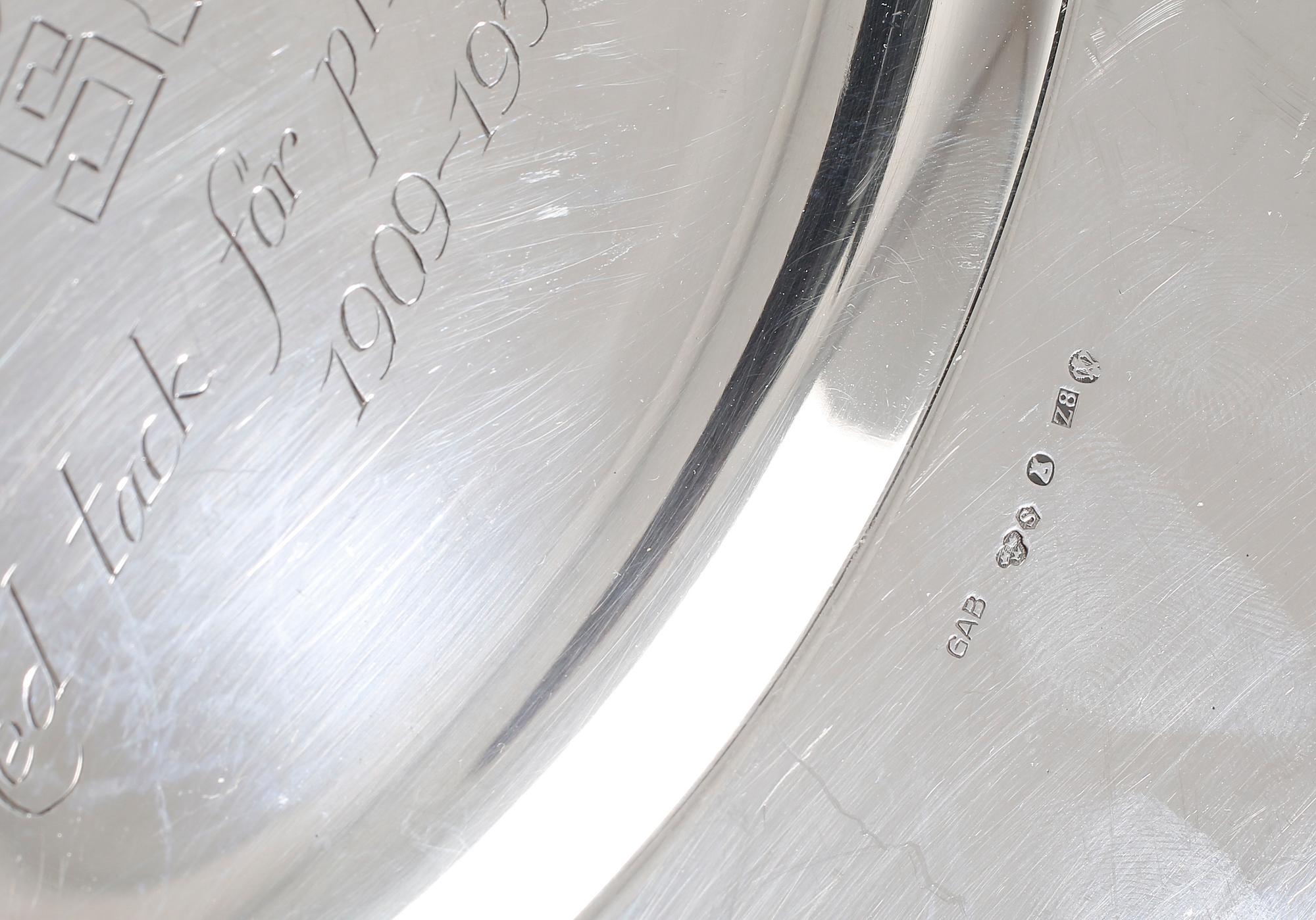 PARTI SILVER, 16 delar, mestadels Sverige, 1900-tal, vikt exklusive ljusstake 551 gram.