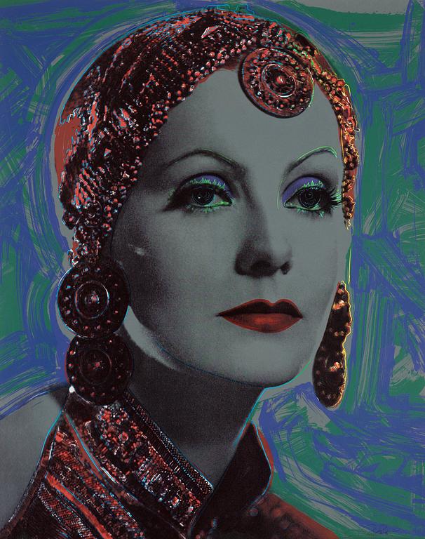 Rupert Jasen Smith (Andy Warhol), "Greta Garbo" (The Kiss, Midnight, The Divine, New Age, Dreaming, Mata Hari).
