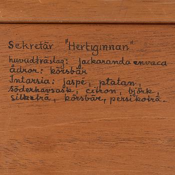 Carl Malmsten, sekretär, "Hertiginnan", formgiven omkring 1937.