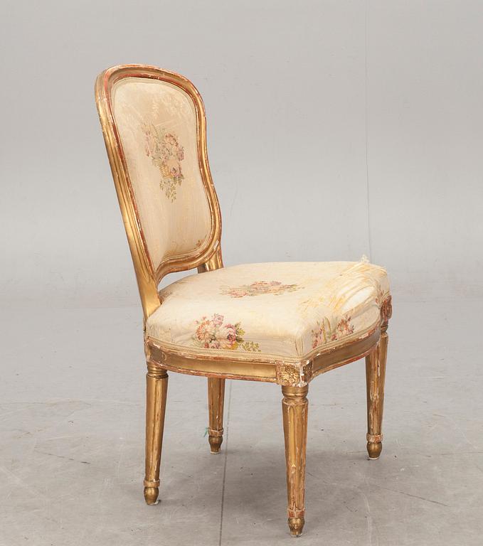 STOL. Gustaviansk, 1700-talets andra hälft.