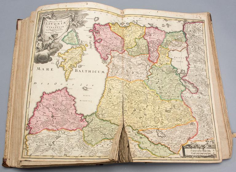 JOHANN BAPTISTA HOMANN, Atlas, Novus Terrarum Orbis Imperia Regna Et Status.