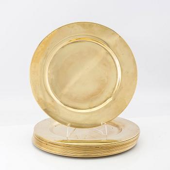 Kuverttallrikar 12 st Stelton Danmark 1900-talets senare del.
