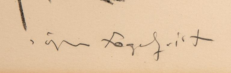 Jörgen Fogelquist, lithograph signed and numbered provtryck.