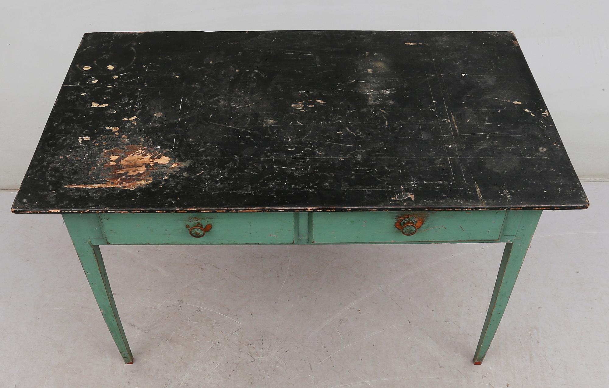 SKRIVBORD, allmoge, 1800-talets början.