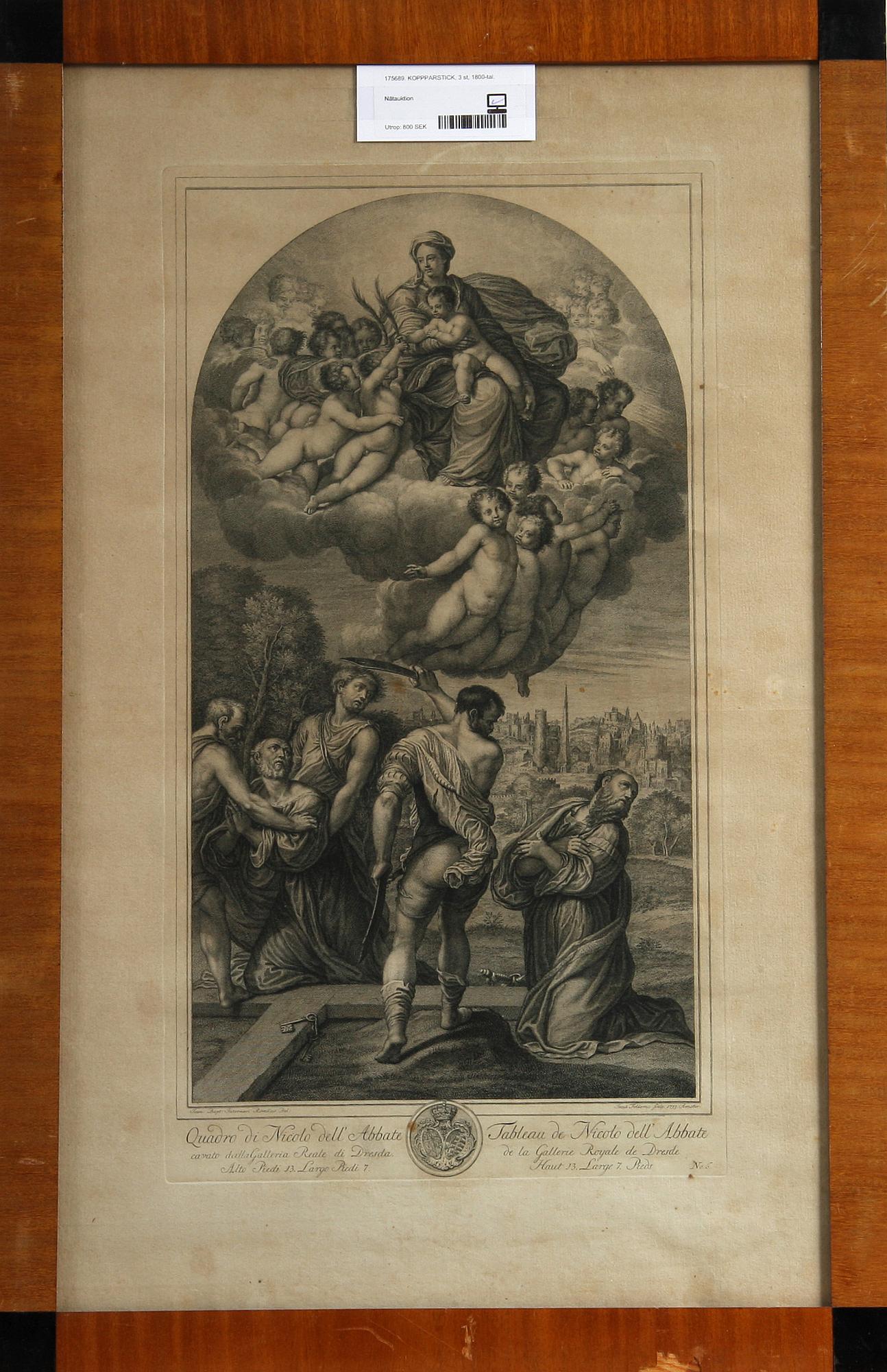 KOPPARSTICK, 3 st, 1800-tal.
