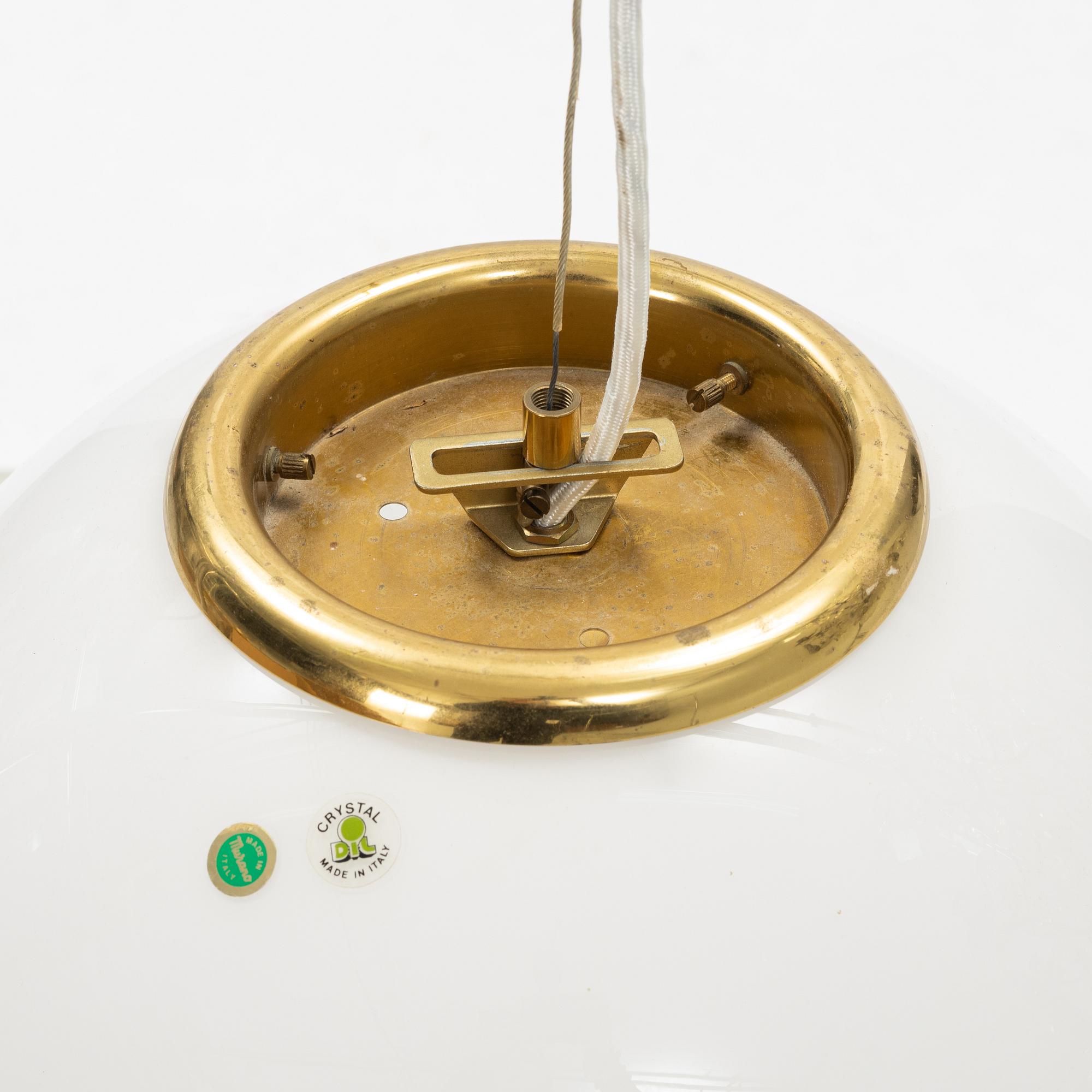 Taklampa, Murano, Italien, 1900-talets senare del.