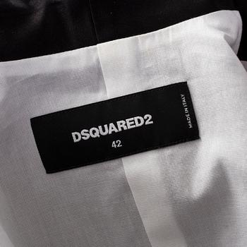 A grey wool suite by Dsquared2.